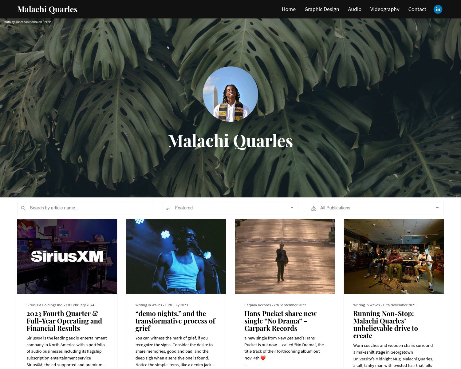 Malachi Quarles Portfolio